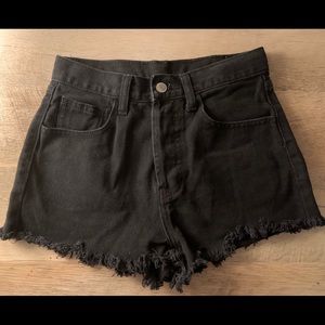 BRANDY MELVILLE black jean shorts